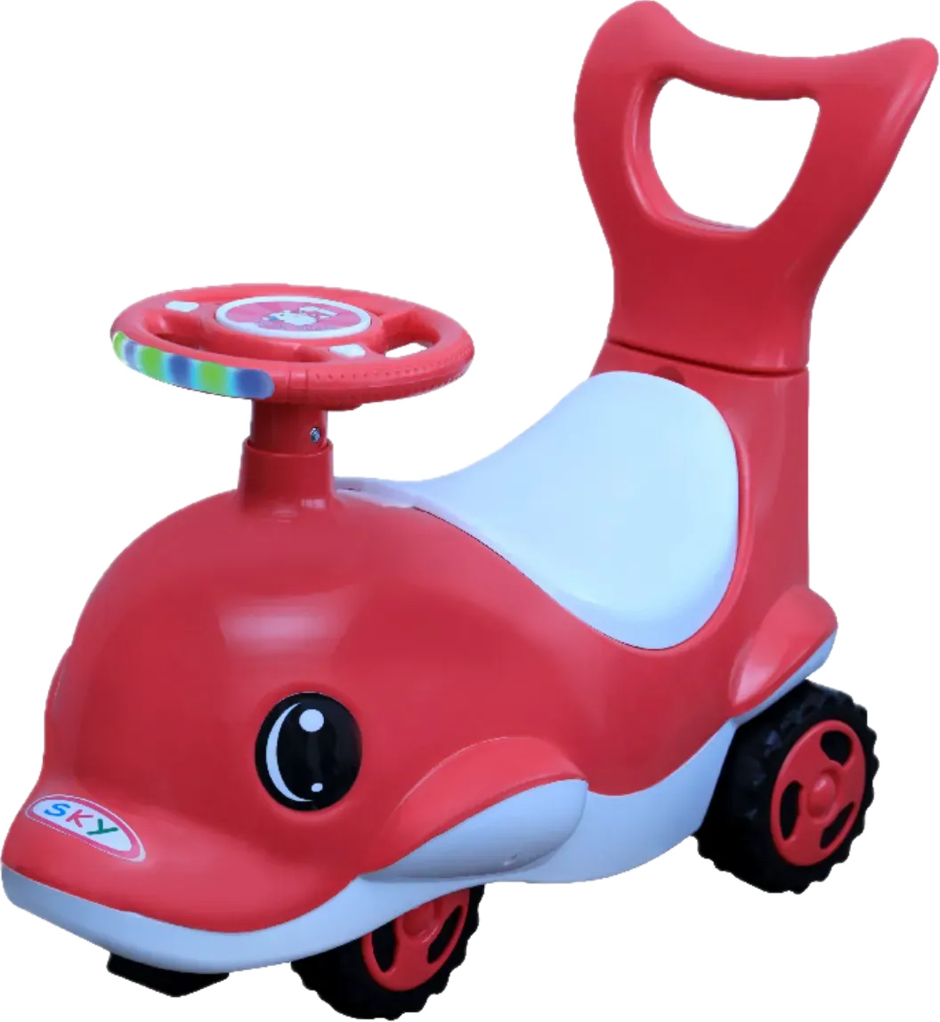 Dolphin - Funfizz Toys rider in Red